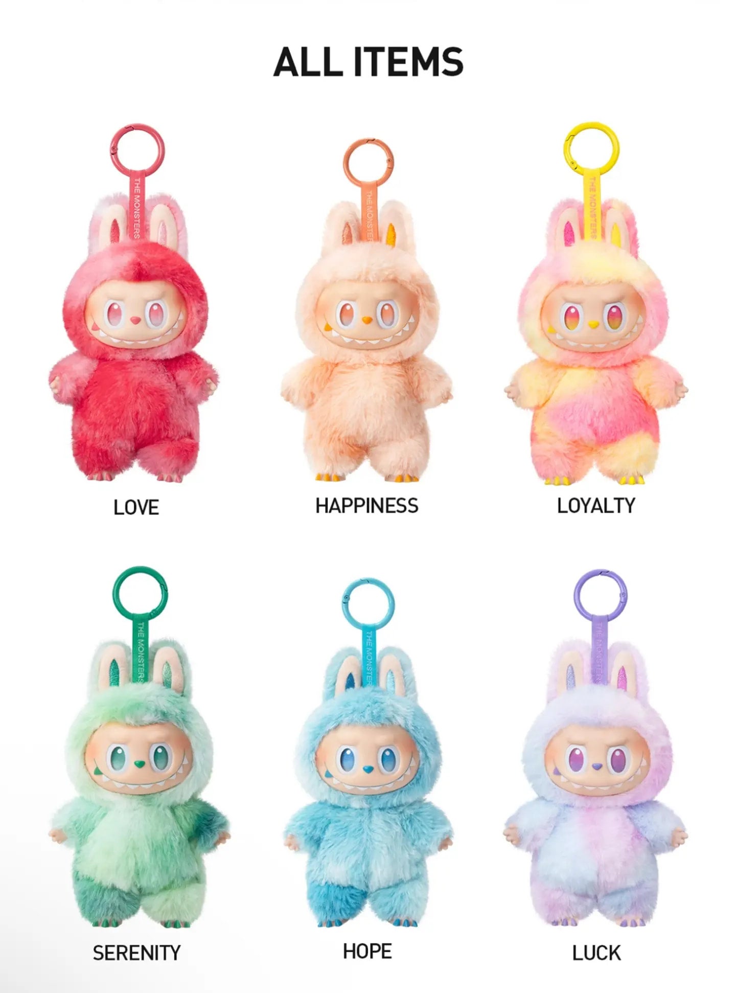 Diana  Big intro Energy & Exciting THE MONSTERS Big into Energy Series-Vinyl Plush Pendant Blind Box